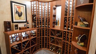 Traditional Wine Cellar with Versatile Wooden Wine Racking [upl. by Aisats771]