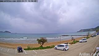 20230511 Arillas Corfu Live Webcam [upl. by Ohnuj]