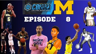 EPISODE 8 Draft Day Sports College Basketball 23 career sim Michigan Wolverines [upl. by Nosduh827]