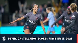 Deyna Castellanos scores first NWSL and Bay FC Goal [upl. by Liauqram]