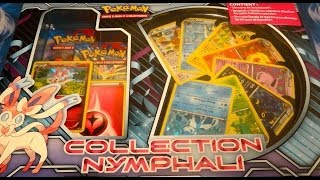 Ouverture dun Coffret Pokémon XY Collection Nymphali  UNE INCROYABLE PIOCHE EN 2 BOOSTERS [upl. by Stasny844]