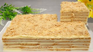 Kuchen in 5 Minute Sie werden diesen Kuchen jeden Tag machen Einfach und lecker ​Napoleon Torte [upl. by Yelwah313]