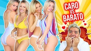 BIKINI CARO vs BARATO👙 MI NOVIO ADIVINA EL PRECIO😱  Katie Angel [upl. by Wichern150]