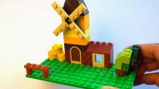 How to build a Lego Windmill  Lego Classic 10696 2015 [upl. by Eba]