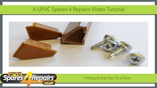 How To Fit A Drip Bar To A UPVC Door [upl. by Gipsy]