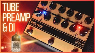 Friedman IRX  Game Changing Tube Preamp amp Direct IR Solution  Pedalboard Demo [upl. by Engvall]