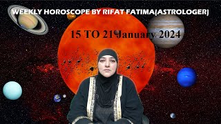 Rifat Fatima Live Stream 15 To 21Jan 2024  weekly horoscope astrologer Birth stone Part 1 [upl. by Macpherson]