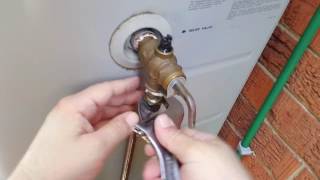 Replace hot water valve on Rheem Sterling [upl. by Calva]