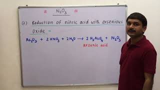 Oxides of Nitrogen   Nitrogen trioxide  N2O3 [upl. by Oiratno]