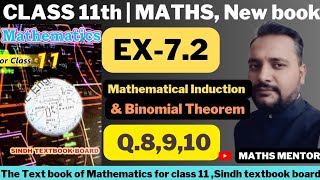 Ex 72 Q8910  Ch7 Mathematical induction and binomial theorem  class 11 Maths  New book [upl. by Clapp]