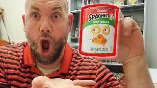 Review for Campbells SpaghettiOs with meatballs [upl. by Anceline927]