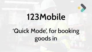 123mobile  Quick mode for booking goods in [upl. by Ellynn29]