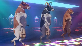 FUNNY COW DANCE 2 │ Cow Song amp Cow Videos 2024│By Twiddlie [upl. by Ahsenit443]