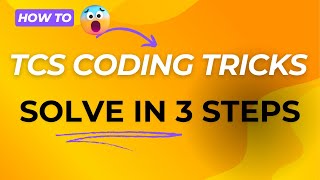 TCS NQT CODING Tricks  Rotate Array  Solve In Just 30 second [upl. by Milena]