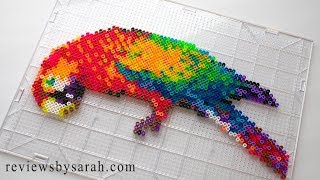 Perler Beads for Beginners  How to Create Bead Designs and Iron Them to Melt and Fuse [upl. by Keli909]