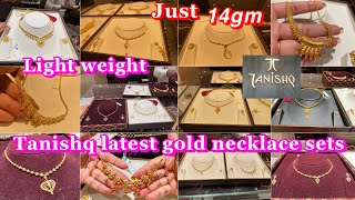 Just 14gm latest new gold necklace sets from Tanishq  Gold Necklace sets  Swati nag [upl. by Neahs234]