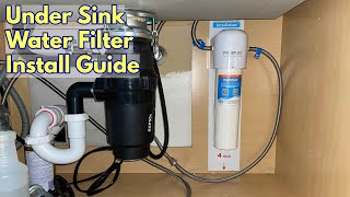 Under Sink Water Filter System Install Guide [upl. by Rabelais]