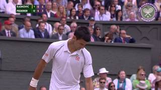 Wimbledons greatest tiebreak Epic battle between Novak Djokovic and Roger Federer in 2015 Final [upl. by Alehc]