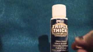 Triple thick VS Sculpey satin gloss glaze [upl. by Timothy669]