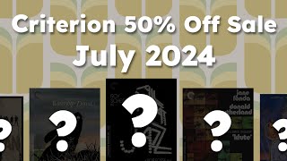 My Criterion Collection July 2024 50 Off Sale Haul [upl. by Aehtrod]