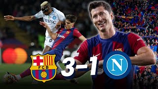 BARÇA 31 NAPOLI MATCH REACTION  Cubarsi MASTERCLASS Yamal ending careers amp Lewangoalski ucl [upl. by Nnairrek]