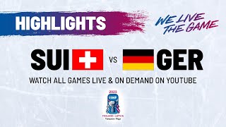 Highlights  Switzerland vs Germany  2023 IIHFWorlds [upl. by Hebner711]