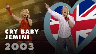 CRY BABY – JEMINI United Kingdom 2003  Eurovision Song Contest HD [upl. by Urania]