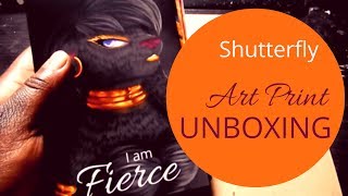 Shutterfly Art Print Unboxing  Matte vs Glossy [upl. by Avalsorim]