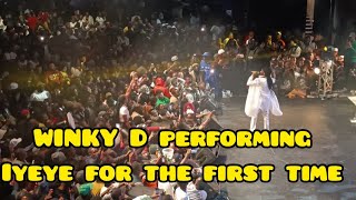 WINKY DLIVE PERFORMING IYEYE FOR THE FIRST TIME PANEUMWE MUITIRO HICC REDEFINED 2024 [upl. by Sivet]