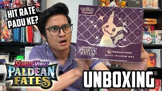 POKEMON PALDEAN FATES ELITE TRAINER BOX ETB UNBOXING BETUL KE HIT RATE PADU [upl. by Parker]