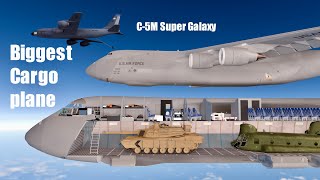 Inside the C5 Super Galaxy The Ultimate amp Biggest Military Transport Aircraft Learnfromthebase [upl. by Annaohj]