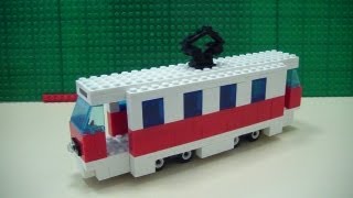 Делаем трамвай из Lego инструкция [upl. by Michon]