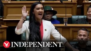 New Zealand MP performs haka in powerful maiden speech resurfaced video shows [upl. by Burton266]