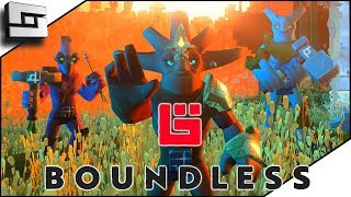 Boundless  Ep7 Trampoline And Slide Lets Play Boundless Gameplay [upl. by Eidnam]