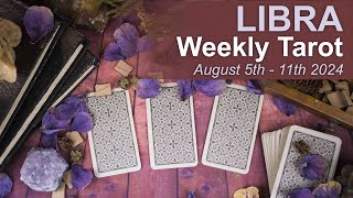 LIBRA WEEKLY TAROT READING quotOUT WITH THE OLD IN WITH THE NEWquot August 5th to 11th 2024 tarot [upl. by Fugazy429]