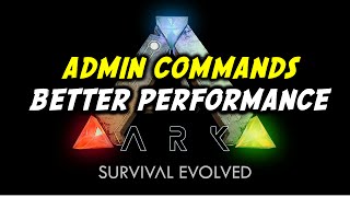 ARK Survival Evolved Admin Commands Ground Clutter Tutorial Improve the FPS of Your World [upl. by Airual]