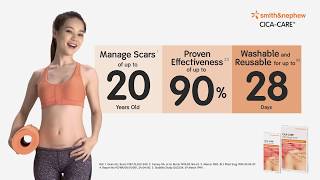 Treat Scars Effectively with CICACARE™  Smith amp Nephew [upl. by Schreck]