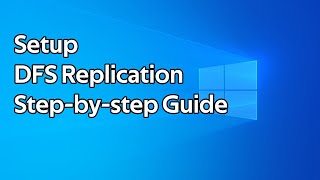 How to setup DFS Replication Distributed File System [upl. by Arorua312]