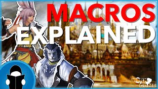 FFXIV Macro 101 Guide an Introduction for Beginners and mabye some advanced tips too [upl. by Shulem]