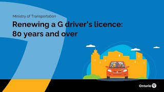 Ontario senior driver’s licence renewal educational video [upl. by Atineb]