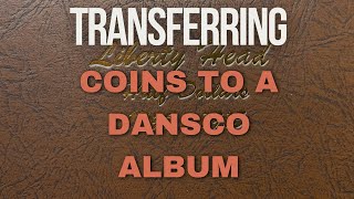 Transferring Coins To A Dansco danscoalbum oldcoins silvercoins coincollecting [upl. by Roslyn]