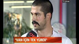 Van İçin Tek Yürek Burak Özcivit ve Tolgahan Sayisman 27102011 [upl. by Nydnarb]