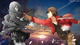 ✧Nightcore  In The Name Of Love Switching Vocals lyrics [upl. by Lebatsirc581]