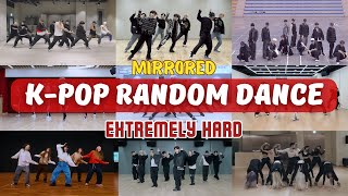 MIRRORED KPOP RANDOM DANCE  EXTREMELY HARD ver [upl. by Solracsiul]