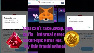 how to fix matic polygon stuck pending w metamask Jasonrpc error internal error or cant race [upl. by Bueschel]