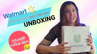 Free Walmart Baby Registry Welcome Box Unboxing [upl. by Steffie]