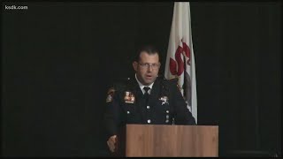 Officer remembers Tyler Timmins for support he gave to fellow officers [upl. by Ymot567]