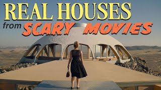 5 scary movie mansions with ICONIC architecture in real life [upl. by Kessel]