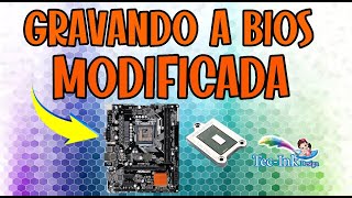 Regravação De BiosMod Na Placa Mãe Asrock H110MHG4 P Usar Os Processadores Interposer QNCT QTJ2 [upl. by Georgiana659]