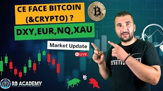 Ce face Bitcoin Urmatoarele oportunitati in piata Crypto Market Update EUR amp Forex NQ XAU [upl. by Rolfe]